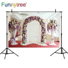 Fondos de árboles divertidos para estudio de fotografía, decoración de arco de flores para Ceremonia de boda, fondo profesional de interior, fotomatón 2024 - compra barato