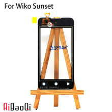 AiBaoQi, новая оригинальная сенсорная панель 4,0 дюйма, идеальные запасные части для Wiko Sunset, Мобильные аксессуары 2024 - купить недорого