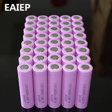 Аккумуляторные батарейки EAIEP, литий-ионные аккумуляторы 18650 для ICR18650-26F ICR18650 26F, 3,7 В 2600 мАч, 40 шт. в наборе 2024 - купить недорого