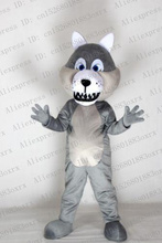 Disfraz de Mascota de Tigre, lobo gris, disfraz de personaje de dibujos animados para adulto, traje de Plan de Marca, promoción, música, Carnaval, zx947 2024 - compra barato