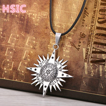 HSIC 12PCS/LOT Hot Anime D.Gray-man Silver Metal Necklace Allen Logo Pendant Cosplay Accessories Jewelry Christmas Gifts 2024 - buy cheap