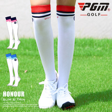 Pgm Golf-Calcetines elásticos hasta la rodilla para mujer, medias deportivas transpirables para correr y jugar al aire libre, D0373 2024 - compra barato