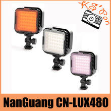 NanGuang CN-LUX480 48 LEDs Video Light Photo Lamp for Canon Nikon Camera Video Camcorder 5600K/ 3200K free shipping 2024 - buy cheap