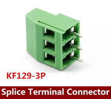 High Quality   200PCS  KF129-3P KF129 3Pin Splice Terminal Connector Spacing 5.08MM 300V 25A 2024 - buy cheap