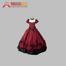 Красное платье принцессы в готическом викторианском стиле/платье для мероприятий 2024 - купить недорого