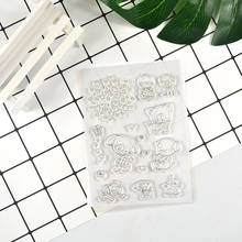 Animal Transparent Clear Stamp and metal cuting dies for Scrapbooking Transparent Silicone Rubber DIY Photo Album Decor 2024 - buy cheap
