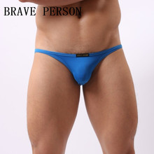 Brave Person Mens Sexy Bikini Underwear Men Sheer Slip Nylon Underwear Gay Men Underwear Panties Seamless Mini Briefs Men 2024 - buy cheap