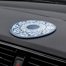 Car Ornament Decoration Anti-Slip Cushion Automotive Dashboard Sticky Pad Ceramic Pattern Auto Interior Non-slip Mat Accessories 2024 - buy cheap