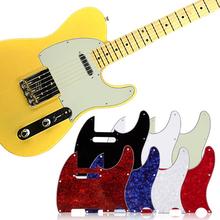 3Ply Состаренный перламутровый Pickguard Tele Style гитарный маркер с белым жемчугом Музыкальные инструменты аксессуары для гитары 7 цветов 2024 - купить недорого