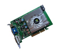 Видеокарта nVIDIA GeForce 6600GT 512MB DDR2 AGP 4X 8X VGA DVI 2024 - купить недорого