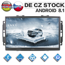 Radio con GPS para coche, reproductor con Android 10,0, CD, DVD, 8 núcleos, dos Din, para Chrysler 300C, Jeep, Dodge 2004, 2005, 2006, 2007, 2008 2024 - compra barato