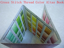 Embroidery Factory Direct Sale Cross Stitch Real Embroidery Floss Thread Color Atlas Free Shipping 2024 - buy cheap