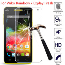 Защитное стекло для Wiko Rainbow / Explay Fresh, 5,0 дюйма, 0,26 мм, 2.5D 9H 2024 - купить недорого