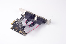 Adaptador de placa de controle pci-e para 2 portas serial db9 rs232 RS-232 mcs9922 2024 - compre barato