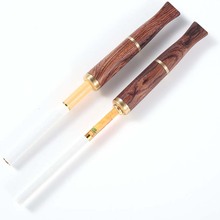 Tobacco Filter Wooden Detachable Straight Smoke Filter Portable Smoking Pipe Handheld Cigarette Holder Cigarette Accessories 2024 - buy cheap
