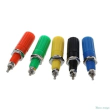 5Pcs/Set Binding Post 5 Colors Speaker 4mm Banana Plug Test Connector Jack Socket 2024 - buy cheap