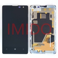 For Nokia Lumia 1020 RM-875 LCD Display+Touch Screen Digitizer Assembly+Frame Replacement Parts 2024 - buy cheap