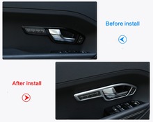 4pcs ABS Chrome Car Interior Door Handle Frame Trim Parts For Land Rover Range Rover Evoque 2012-2017 Auto Accessories 2024 - buy cheap