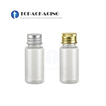 30PCS*10ML Aluminum Screw Cap Bottle Empty Clear Plastic Cosmetic Container Sample Shampoo Lotion Essence Oil Refillable Surem 2024 - buy cheap