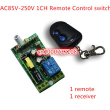 Interruptor de controle remoto rf ac110v 220v, mini tamanho de 315mhz, transmissor + receptor com ce
