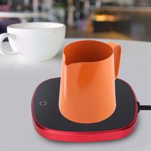 EU Plug 220V Electric Desktop Cup Warmer Heating Mat Pad Heater for Tea Coffee Milk Home Office 2024 - buy cheap