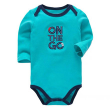 Bodysuit para bebês, roupas infantis de manga longa de malha, para meninos e meninas de 3 a 24 meses 2024 - compre barato