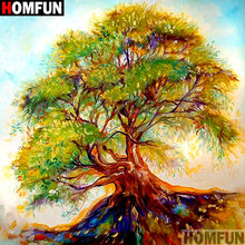 Homfun Full Square/Round Drill 5D DIY Diamond Painting "Tree scenery" 3D Embroidery Cross Stitch Home Decor Gift A10537 2024 - buy cheap