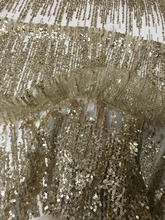 5 ярдов Блестящий сетчатый материал JIANXI.C-92918 с блестками для вечернего платья специальная склеенная блестящая кружевная ткань 2024 - купить недорого