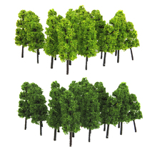 20 Pagoda Trees Model Train Railroad Scenery Dark and Light Green 1/100  HO OO Scale 2024 - buy cheap