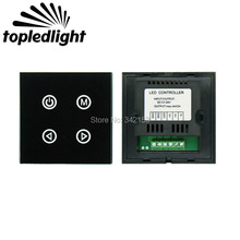 Портативные осветительные аксессуары 2 шт./лот 4 клавиши Сенсорная панель Led диммер контроллер DC12V-24V 3 канала для RGB 5050 3528 Светодиодные полосы 2024 - купить недорого
