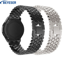Gear S3 Frontier умный ремешок из нержавеющей стали для samsung Galaxy watch 46 мм Классический Браслет Ремешок Для huawei watch gt 2024 - купить недорого