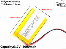 Liter energy battery Good Qulity 3.7V,4000mAH,124065 Polymer lithium ion / Li-ion battery for TOY,POWER BANK,GPS,mp3,mp4 2024 - buy cheap