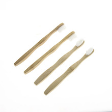 4Pcs/Set Flat Handle Natural Eco Friendly Soft Bristle Travel Kid Children Bamboo Toothbrush 2024 - buy cheap