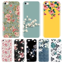 Funda trasera para iPhone 5 S 5C 5S SE Rosa Flor Amarillo azul negro Floral bonita suave funda de silicona para teléfono Apple iPhone 4 S 4S 2024 - compra barato