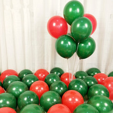 10 pçs 12 polegada 5 polegada macaron verde vermelho látex balões chuveiro do bebê menino balões mariage casamento decorações de natal festa balões 2024 - compre barato