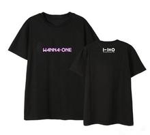 Summer style wanna one album nothing without you same printing o neck t shirt kpop unisex short sleeve t-shirt k-pop 2 types 2024 - buy cheap