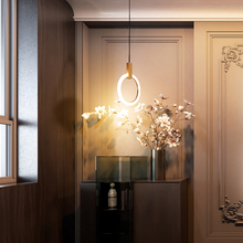 Único iluminação estilo para Escadas iluminação lustre Moderno e minimalista sala de estar e quarto Conduziu a lâmpada de alta luminosidade 2024 - compre barato