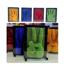 Brinquedos de plástico 6 Cores 12 cm 3D DIY Modelo Antistress Clone Impressão Digital Agulha Educacional Brinquedo Lizune Muco Mole Mão Molde Slime 2024 - compre barato