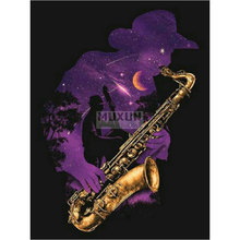 5D diamond Mosaic Picture Diamond Embroidery Saxophone Diy Diamond Painting Cross Stitch Patterns square drill Needlework 2024 - buy cheap