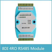 8DI/4RO 8 channels digital input 4 channels Relay Output Remote IO module Modbus RTU communication RS485 isolated acquisition 2024 - buy cheap