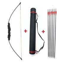 51 Inches Straight Bow 40 Pounds Takedown Bow For New Archer with 6pcs Arrows for Children Youth Practice  Shooting 2024 - buy cheap