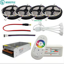 DC12V 5050 LED Strip Waterproof RGB RGBW Led Light Flexible Tape+Touch Remote Controller +12V Power adapter Kit 30M 20M 10M 5M 2024 - buy cheap