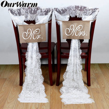 OurWarm Boho Wedding Table Decoration 35X300CM Floral Pattern White Lace Table Runner Rustic Chic Wedding Party Supplies 2024 - buy cheap