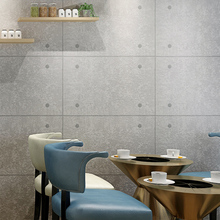 Papel de parede cinza com estampa de tijolos, rolo de papel de parede 3d para sala de estar, restaurante, café, vinil 2024 - compre barato