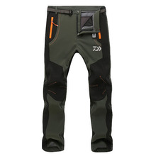 DAIWA-pantalones de pesca de concha suave, ropa cálida impermeable para exteriores, escalada, senderismo, otoño e invierno, novedad 2024 - compra barato