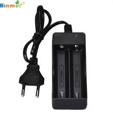 Binmer Factory Price AC 110V 220V Dual Charger For 18650 3.7V Rechargeable Li-Ion Battery US EU Plug 2024 - buy cheap