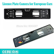 Car License Plate Frame Car Rear View Night Vision Camera Reverse Backup Camera Rearview Parking Camera EU/ UK European Cars 2024 - buy cheap