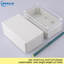 Plastic instrument enclosure Waterproof electronic project box IP68 ABS transparent junction box diy waterproof bx 144*85*51mm 2024 - buy cheap