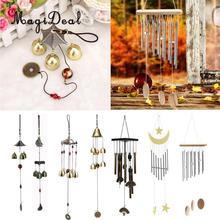 MagiDeal Brass Big Metal Bells Wind Chime Feng Shui Home Garden Hanging Decor Roof-Fortune Oriental Chinese Lucky Bell 2024 - buy cheap