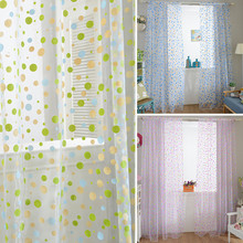 Hot Selling Polka Dots Drape Panel Sheer Scarf Valance Tulle Voile Door Room Window Curtains 2024 - buy cheap